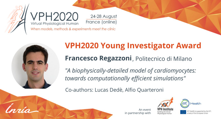 Francesco Regazzoni vince il premio VPH2020 Young Investigator